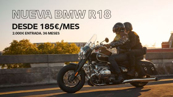 Nueva BMW R18 por 185€/mes*
