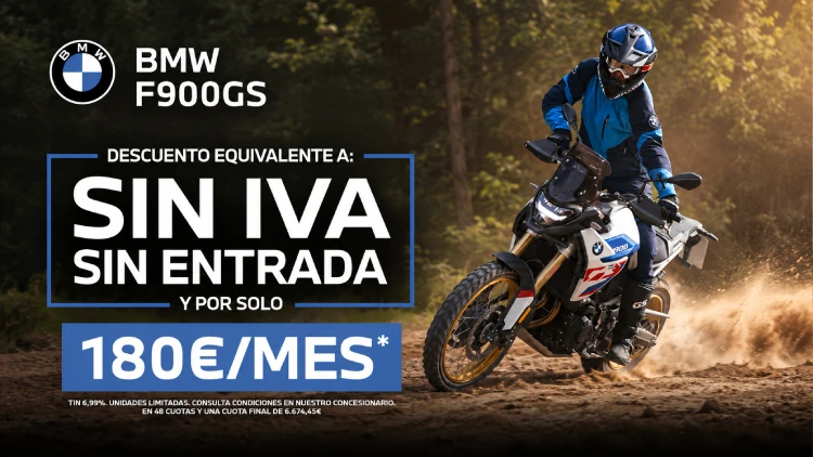 BMW Motorrad F 900 GS sin entrada desde 180€/mes*