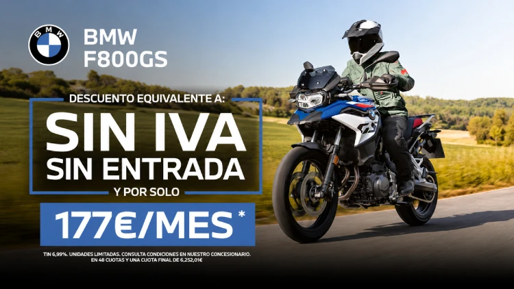 BMW Motorrad F 800 GS sin entrada desde 177€/mes*